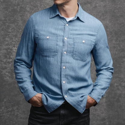 Chambray Workshirt | Vintage Indigo