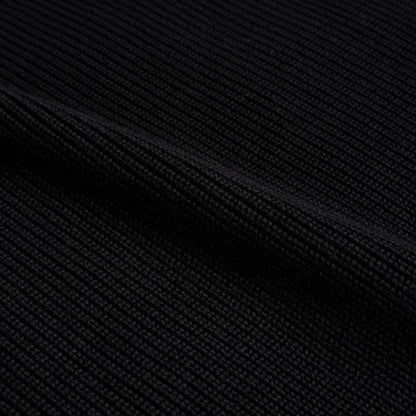 Ribbed Crewneck | Black