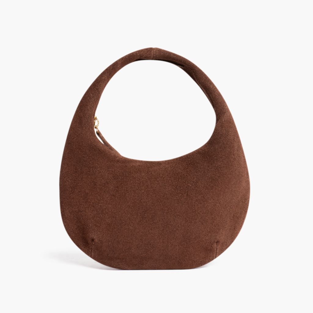 Mini Crescent | Chocolate Suede