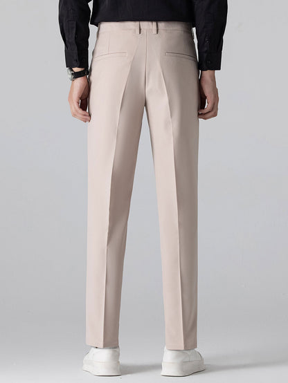 Geometric Jacquard Knitted Polo Shirt & Slim Fit Tapered Trousers
