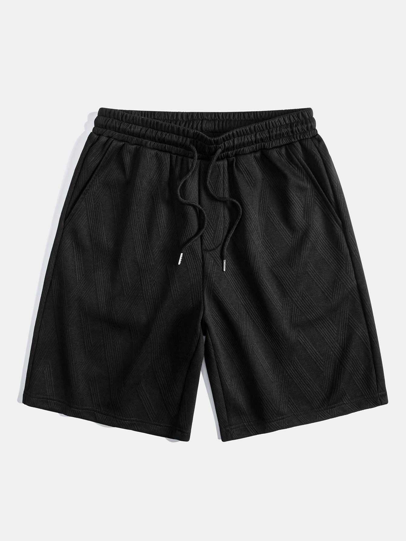 Relax Fit Diamond Jacquard T-Shirt & Diamond Jacquard Shorts