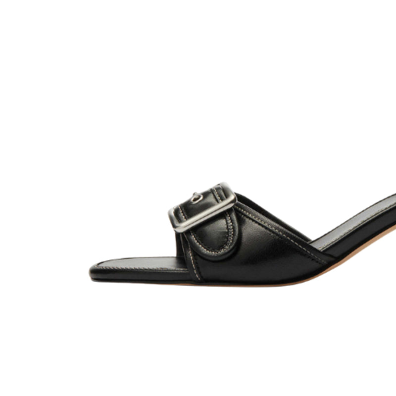 Sandal Black Leather