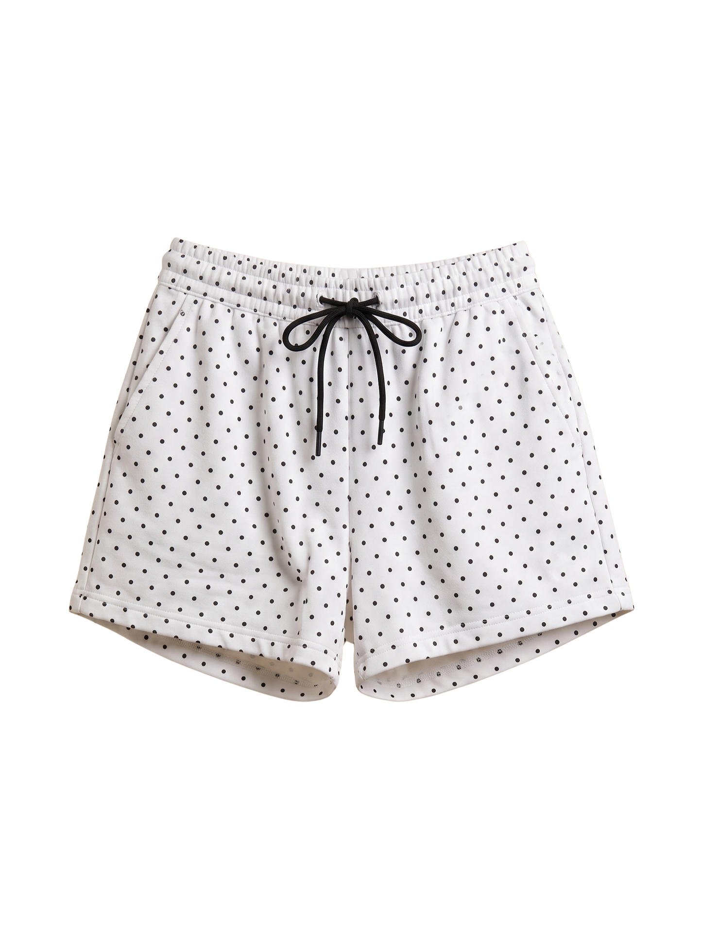 Polka Dot High Neck Zip Up Set